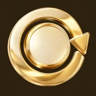 Gold circular arrow — Winshark