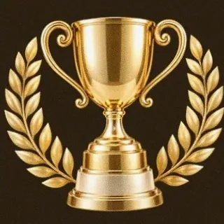 Gold trophy cup — Winshark