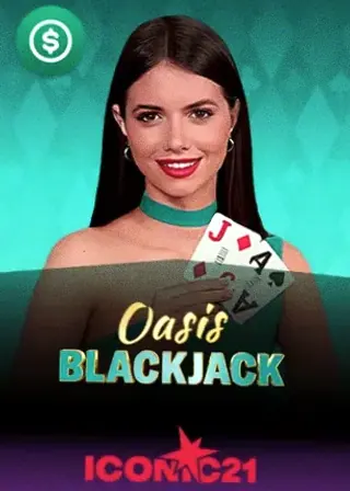 Oasis Blackjack live game cover