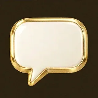 Gold speech bubble — Winshark