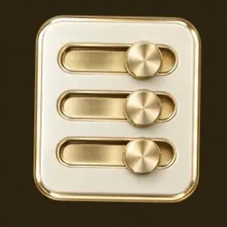 Three-knob control panel — Winshark