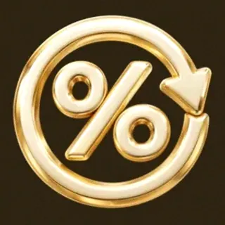 Gold percent symbol — Winshark
