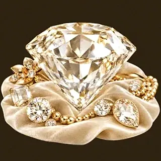 Faceted diamond gemstone — Winshark